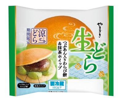 生どら つぶあん入りわらび餅&抹茶ホイップ