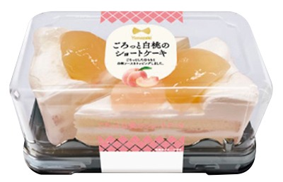 ごろっと白桃のショートケーキ