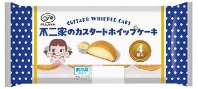 不二家のカスタードホイップケーキ