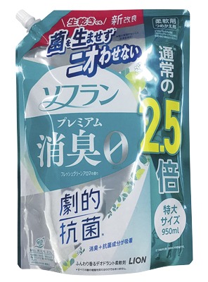 ソフラン プレミアム消臭特大 フレッシュグリーンアロマの香り つめかえ用