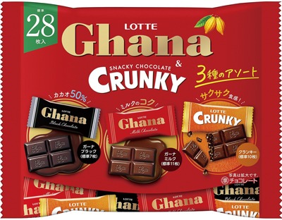 ガーナ＆クランキーシェアパック