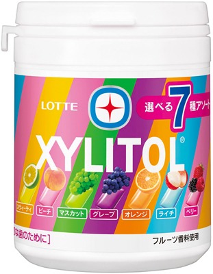 キシリトールガム7種アソートボトル