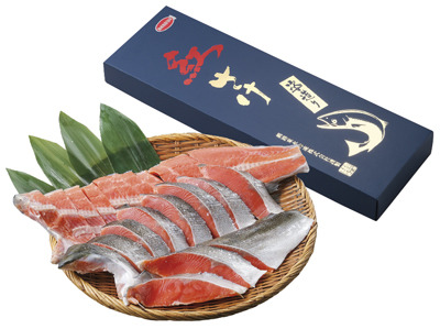 塩紅鮭姿造り(無頭)〈冷凍〉