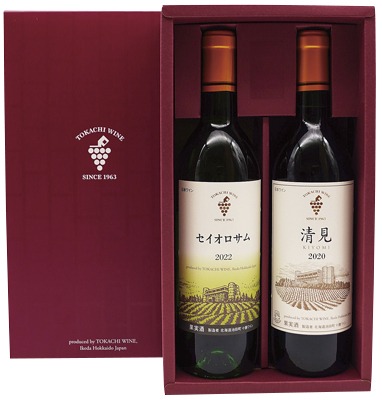 十勝ワイン 清見赤・セイオロサム白セット