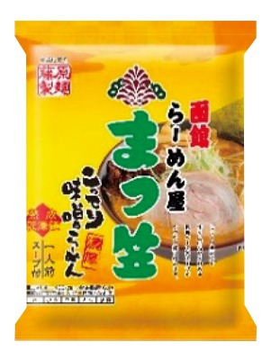 函館 まつ笠こってり味噌ラーメン