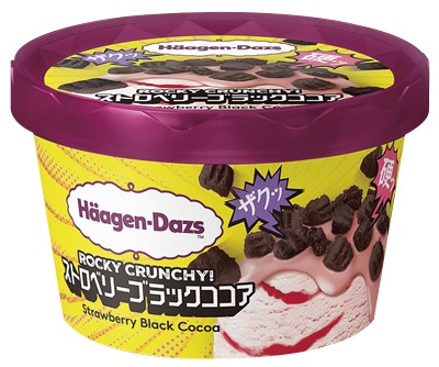 ミニカップ ROCKY CRUNCHY!ストロベリーブラックココア