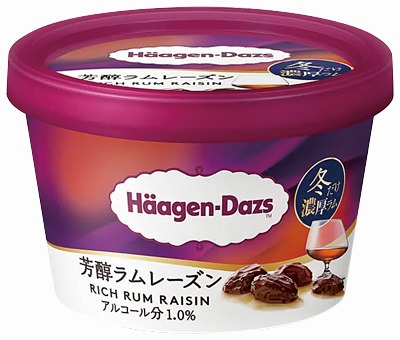 ミニカップ 芳醇ラムレーズン