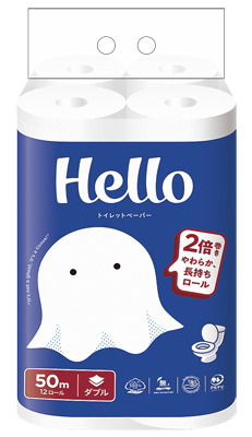 ハロートイレット2倍巻 ダブル(50m)