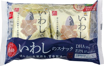 素材市場いわしのスナックほんのり生姜香る、甘辛醤油味