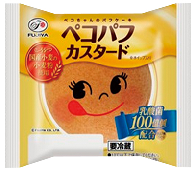 不二家 ペコパフ〈カスタード〉