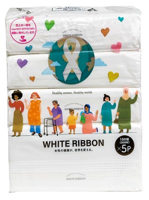 ホワイトリボン ソフトパックティッシュ