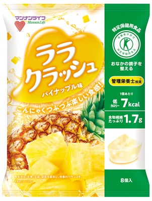 特定保健用食品 蒟蒻畑ララクラッシュ パイナップル味