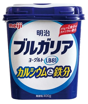 ブルガリアヨーグルトLB81 カルシウムと鉄分