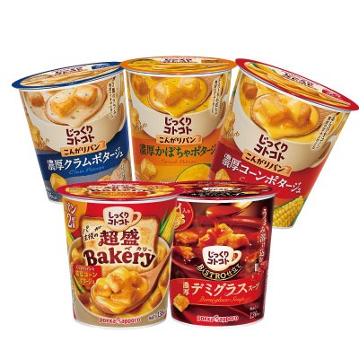 こんがりパンカップスープ詰合せ