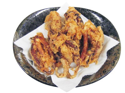 イカゲソから揚げ