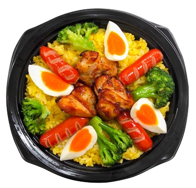 彩りチキンパエリア