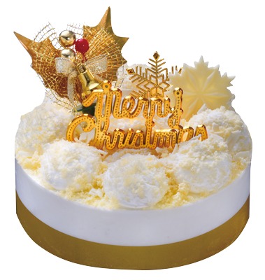クリスマスダブルフロマージュケーキ(北海道産チーズ使用)4号