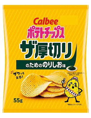 ポテトチップス ザ厚切りのための のりしお味