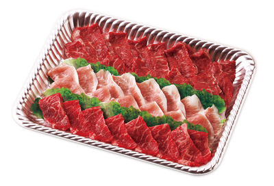 焼肉セット(3点盛り)●オーストラリア産牛サガリ〈180g〉●アメリカ産牛バラ〈120g〉●北海道産 豚トロ〈解凍/150g〉