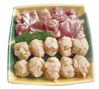 鍋具材セット鶏肉 鶏つみれ(鶏モモ180g・つみれ200g)