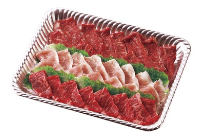 焼肉セット(3点盛り)●オーストラリア産牛サガリ〈180ｇ〉●国内産トントロ〈解凍/150g〉●アメリカ産牛ロース〈120ｇ〉
