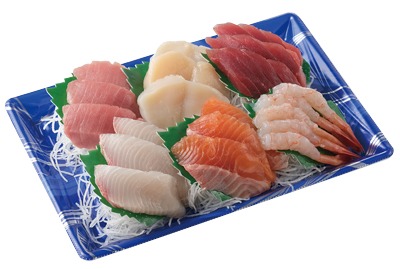 天然生本まぐろ中トロ・赤身入りお刺身お造り