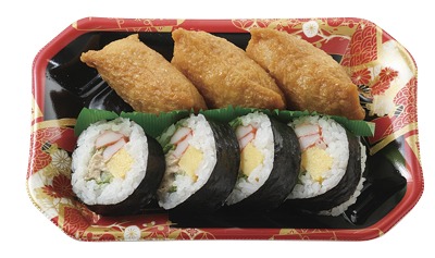 サラダ太巻いなり