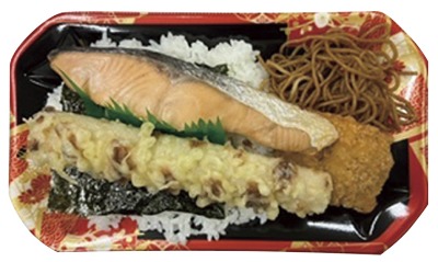 のり弁(白鮭)