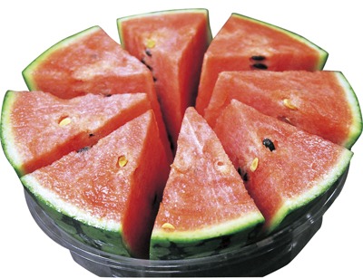 小玉すいか(フラワーカット)