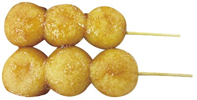 揚げ餅3玉串(みたらし)