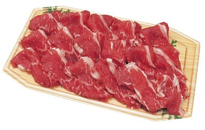 牛カルビ焼肉用 (ミスジ/乱切り)