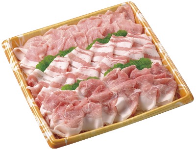 豚肉しゃぶしゃぶセット・ロース肉(200g)・バラ肉(200g)・モモ肉(200g)