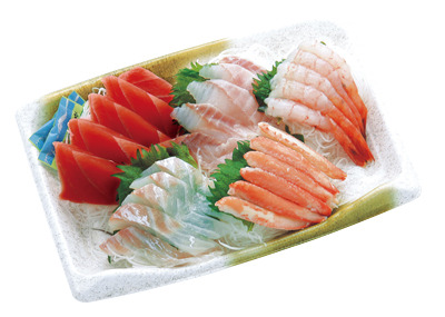 刺身お造り(本まぐろトロ入)