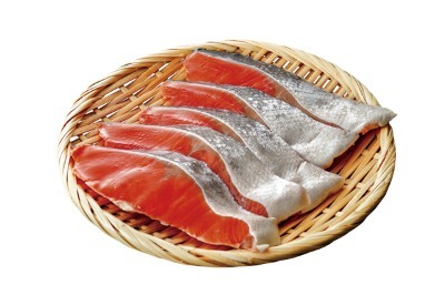 定塩紅さけ切身厚切