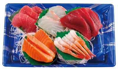 天然生本まぐろ中トロ・赤身入りお刺身お造り