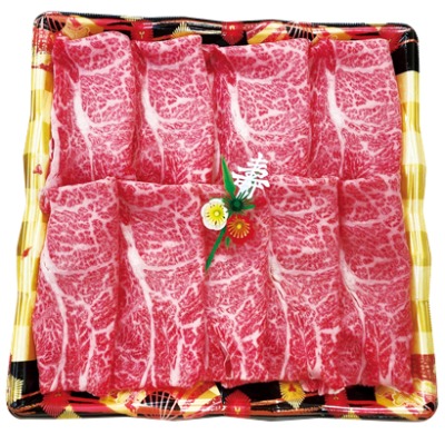 黒毛和牛肩ロース肉うす切りすき焼き用