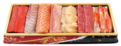 特上・生寿司種(中とろ入)