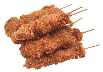 鶏ごぼう串カツ