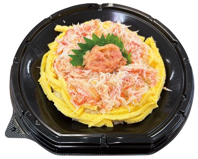 紅ズワイ蟹ちらし