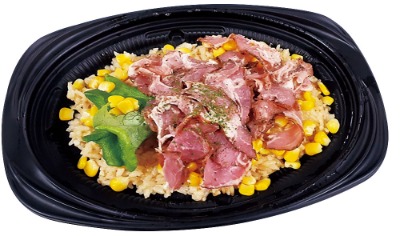 ペッパーポークのガーリックライス