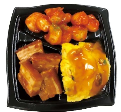 中華3点盛り (エビチリ・かに玉・豚角煮)