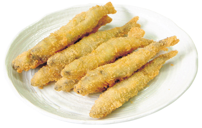 子持ちししゃもフライ