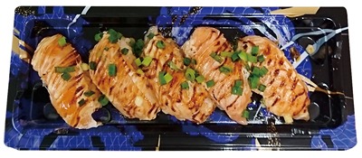 炙りサーモン寿司(てりマヨ)