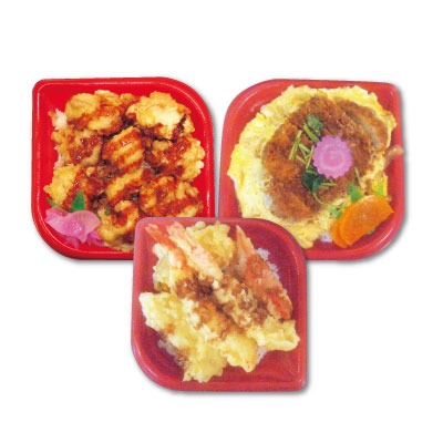 丼物各種(かつ丼・エビ重・天丼など)