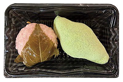 桜餅うぐいす餅セット