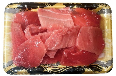 刺身用天然みなみまぐろ切落し(解凍)