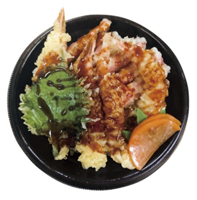エビかに 合戦天丼