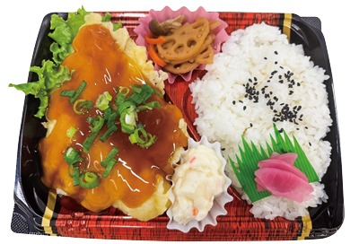 白身魚天甘酢あんかけ弁当