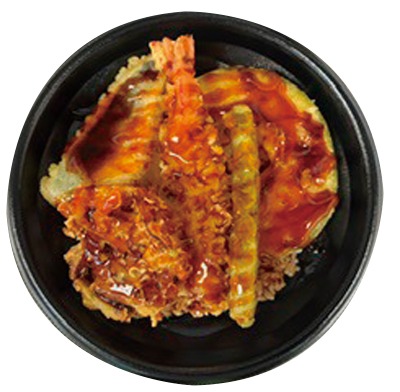季節の天丼（アジ天ぷら入り）