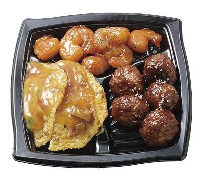中華3点盛(エビチリ・かに玉・肉団子)